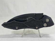 2011 MICROTECH Kestrel Combo Hawkbill Push Button Automatic MINT NO SHEATH 