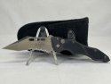 2002 MICROTECH Vector-A Combo Tanto Recurve Push Button Automat MINT IN SHEATH 