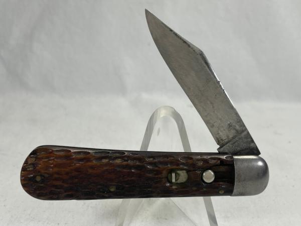 WWII Era SCHRADE CUT CO Brown Bone Paratrooper Automatic USED 