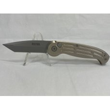 BOKER MAGNUM Silver Tanto Folding Automatic MINT NO BOX