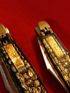 2 Green Bullfigter Switchblade . 