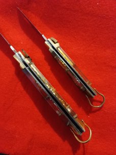 2 Green Bullfigter Switchblade . 