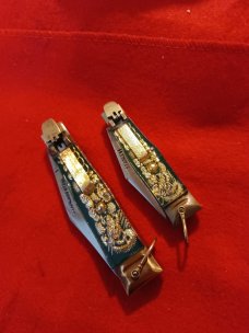 2 Green Bullfigter Switchblade . 