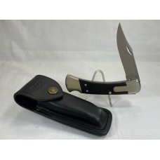 2006 BUCK USA 110 Ebony Automatic Folding Lockback Hunter MINT IN POUCH