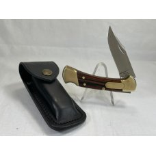 2006 BUCK USA 112 Wood Automatic Folding Lockback Ranger MINT IN POUCH