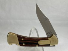 2006 BUCK USA 112 Wood Automatic Folding Lockback Ranger MINT IN POUCH 