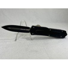 Black Spring Loaded Spear Point OTF Automatic NEAR MINT