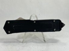 Black Spring Loaded Spear Point OTF Automatic NEAR MINT 