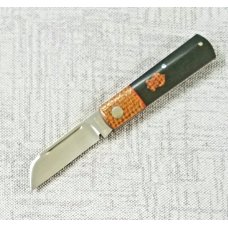 Willem Steenkamp Modern Sheepsfoot Barlow35quot Rwl34Richlite and Kevlarred accentsslipamppouc
