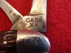 Case XX Small Premium Jack #62087? 1940-1964  with Old Red Bone Handles
