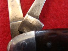 Case XX Small Premium Jack #62087? 1940-1964  with Old Red Bone Handles