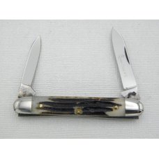 Queen Cutlery #5 Senator Pen: 2 ½” closed, 1971, Winterbottom Bone handles