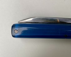  RPK 8" Blue/Clear Unique THICK Shape Russian Prison Knife UGLY