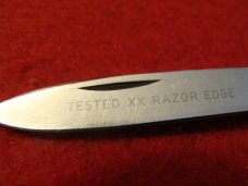 Case XX Eisenhower Pen "Tested XX Razor Edge" #06263 Bone 1975