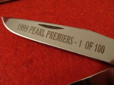 Case XX Trapper # 6254 SS "Pearl Premiers" with Bone Handles 1999 