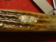 Case XX Trapper # 6254 SS "Pearl Premiers" with Bone Handles 1999 