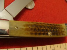 Case XX Trapper # 6254 SS "Pearl Premiers" with Bone Handles 1999 