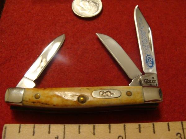 Case XX Small Stockman #5333 SS "Blue Scroll" Stag 2007
