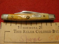 Case XX Small Stockman #5333 SS "Blue Scroll" Stag 2007