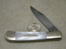 Parker Edwards Pearl Damascus ABCA Lmtd. Edition 1 of 3990 Trapper Knife c.1986