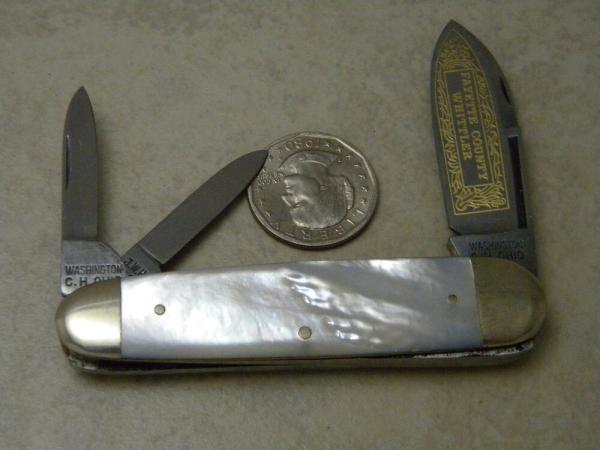 J.W. Hickey & Sons Germany Pearl "Fayette County Whittler" Knife