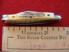 Case XX Small Stockman #5333 SS "Red Scroll" Stag 2006