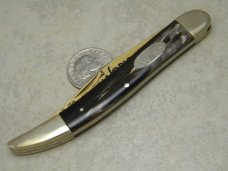 Fightn Rooster 15th Anniv. Knife World 1992 3rd Edition Horn Texas Toothpick Knife