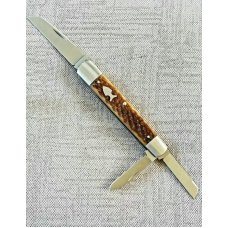 Mitchell Split Back Whittler 4quot cpm154jigged Caramel Boneprimarycoping and spear blades