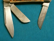 VINTAGE COLONIAL PROV STOCKMAN CATTLEMANS FOLDING PEN JACK POCKET KNIFE KNIVES OLD