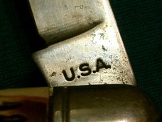 VINTAGE COLONIAL PROV STOCKMAN CATTLEMANS FOLDING PEN JACK POCKET KNIFE KNIVES OLD