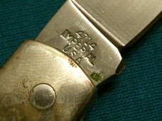 VINTAGE FRONTIER 4714 IMPERIAL USA LOCKBACK BAREHEAD FOLDING POCKET KNIFE KNIVES OLD IN BOX