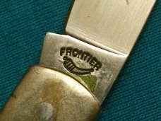 VINTAGE FRONTIER 4714 IMPERIAL USA LOCKBACK BAREHEAD FOLDING POCKET KNIFE KNIVES OLD IN BOX