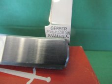 Gerber Pearl Silver Knight Model # 250 