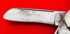 Vintage BIE CO SOLINGEN GERMANY 4-Blade Scout Pocket Knife Jigged Bone