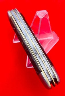 Vintage BIE CO SOLINGEN GERMANY 4-Blade Scout Pocket Knife Jigged Bone