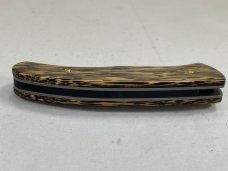 LONE WOLF KNIVES LC22550-PLN Double Action Lobo Damascus Black Palm Wood Liner Lock MINT IN BOX 