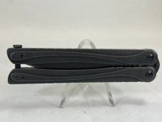 2015 BROUS BLADES Black Powder Coated Balisong Butterfly (1 of 500) MINT IN BOX 