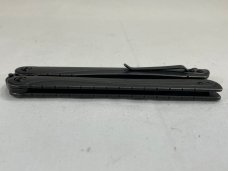2015 BROUS BLADES Black Powder Coated Balisong Butterfly (1 of 500) MINT IN BOX 