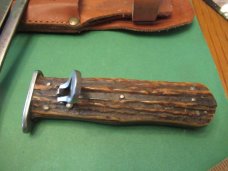 KA-Bar Stag Handle Combination Hunting Knife Set Model # 283