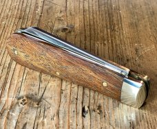 A. Wright & Son Sheffield England Small Lambsfoot knife with Rosewood Scales and Lambsfoot blade