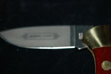 Hoffritz Folding Knife - Red Hardwood Scales