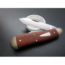 Great Eastern Cutlery #56 Dog Leg Jack 2-Blade Natural Canvas Micarta GEC 562218