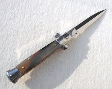 NEW FRANK BELTRAME 9" FRENCH BOVINE HORN ITALIAN STILETTO