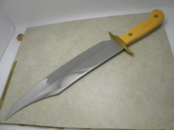 Custom Art Wiman Fixed Blade Bowie Knife c.1977