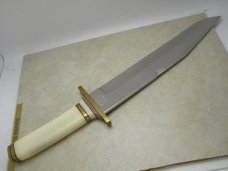 Custom Travis E Daniel First Ever Fixed Blade Bowie Knife Serial 001 Dated 10151976