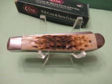 Case XX 2001 Amber Bone Mini Trapper Pattern # 6207 SS 
