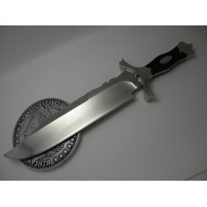 Custom Richard quotDickquot Dorough Ebony Fixed Blade Bowie Knife 1976
