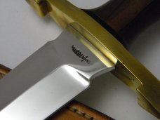 Custom Gil Hibben Wood "Toothpick Design" Fixed Blade Sheath Knife 
