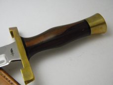 Custom Gil Hibben Wood "Toothpick Design" Fixed Blade Sheath Knife 