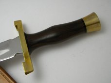 Custom Gil Hibben Wood "Toothpick Design" Fixed Blade Sheath Knife 